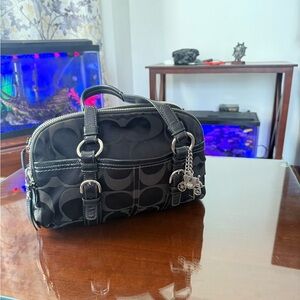 Black Coach SoHo Signature Bag